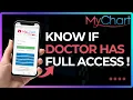 Can Your Doctor See Everything in MyChart