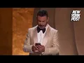 Jimmy Kimmel responds in real time to Donald Trump s insults at the Oscars