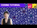 p5 js Coding Tutorial Musical Hexagonal Truchet Tiles Part
