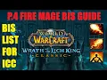WOTLK PHASE 4 ICE CROWN CITADEL FIRE MAGE BIS LIST