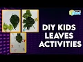 DIY Kids Leaves Activities Fun DIY and Crafts Easy DIY Paper crafts Art and Craft Sparkle Box