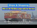Download Lagu Ultimate Seagoing Giants: MSC Nicola Mastro sails for the Far East; Wednesday, 10 April 2024