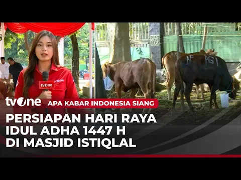 Siap Sambut Idul Adha, Masjid Istiqlal Terima 59 Sapi dan 7 Kambing Kurban