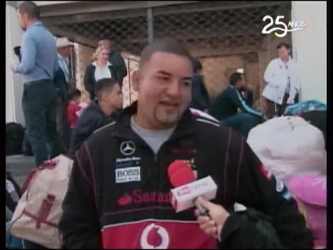 Venezolanos regresan a su país