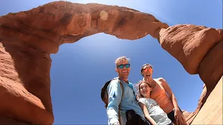 Looking Up The Old Maid’s Bloomers At Arches National Park | Full Time RV Living