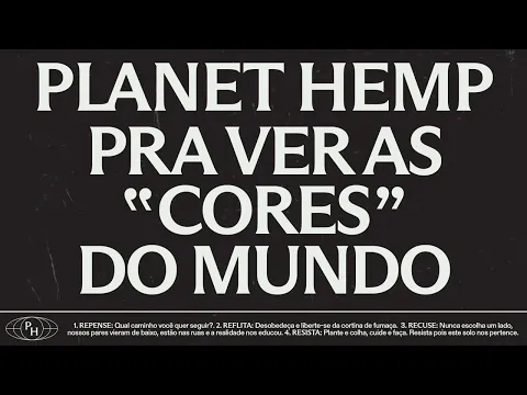 Download MP3 Planet Hemp - PRA VER AS CORES DO MUNDO (Visualizer)
