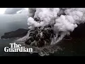 Download Lagu Anak Krakatau volcano erupts before and after tsunami