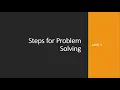 C Programming Steps for Problem Solving