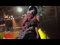Paul Stanley and KISS on stage with my daughter Angelina Kmiec at the RiverEdge Park in Aurora IL