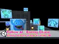 Follow AI and Enemy Chase Player in Unity3D Intro To Unity Lesson10
