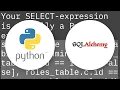 Sqlalchemy select condition