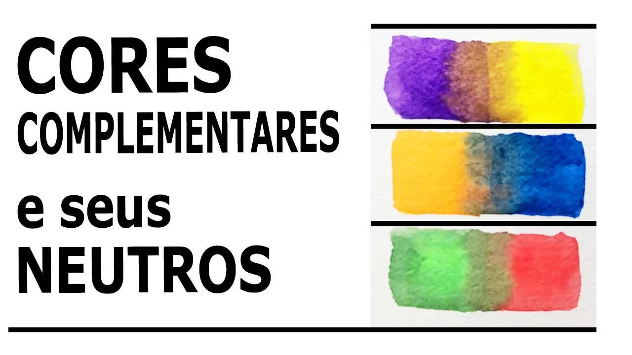 Entenda as cores complementares do disco de cores