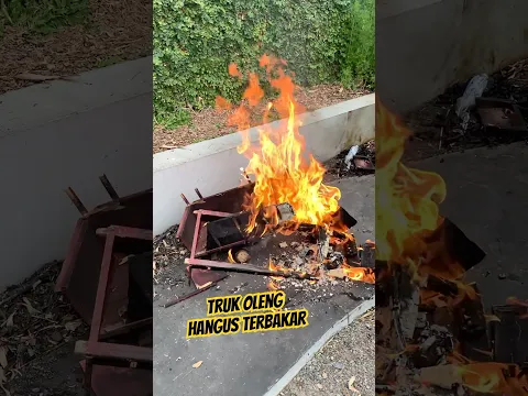 Truk Oleng Hangus Terbakar #kaluman
