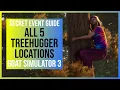 Goat Simulator 3 All Treehugger Locations Hippies on Trees Secret Event