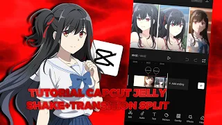 Tutorial capcut jelly shake transition split