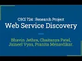 Web service discovery