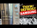 HOW TO Make SAMSUNG Ice Maker Start Making Ice Again