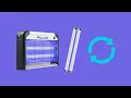 How To Change Bulb - Aspectek Black Sides 20W Bug Zapper