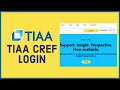 TIAA Cref Login How to Login Sign In TIAA Cref Account in 2 Minutes