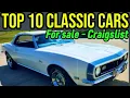 Best Classic Cars for Sale by Owner on Craigslist - Top 10 Picks