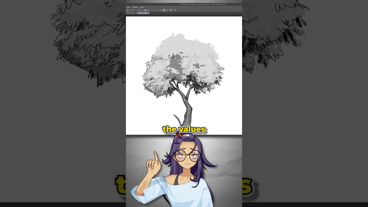 Tips for drawing trees