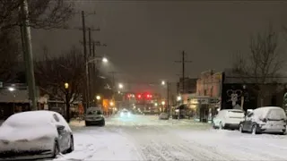 Noda North Davidson, Charlotte North Carolina 13” of snow #asmr #live