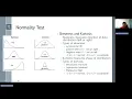 Normality Test using Skewness Kurtosis and Shapiro-Wilk Test