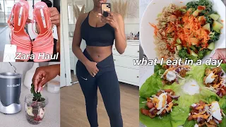 VLOG| WHAT I EAT IN A DAY, GYM WORKOUT, MINI ZARA HAUL, 20K SUBSCRIBERS! SANNY BEAUTY