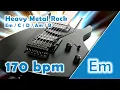 Download Lagu Heavy Metal Rock, Backing track Jam in Em - E Minor / E moll 170bpm