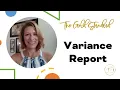 Variance Report