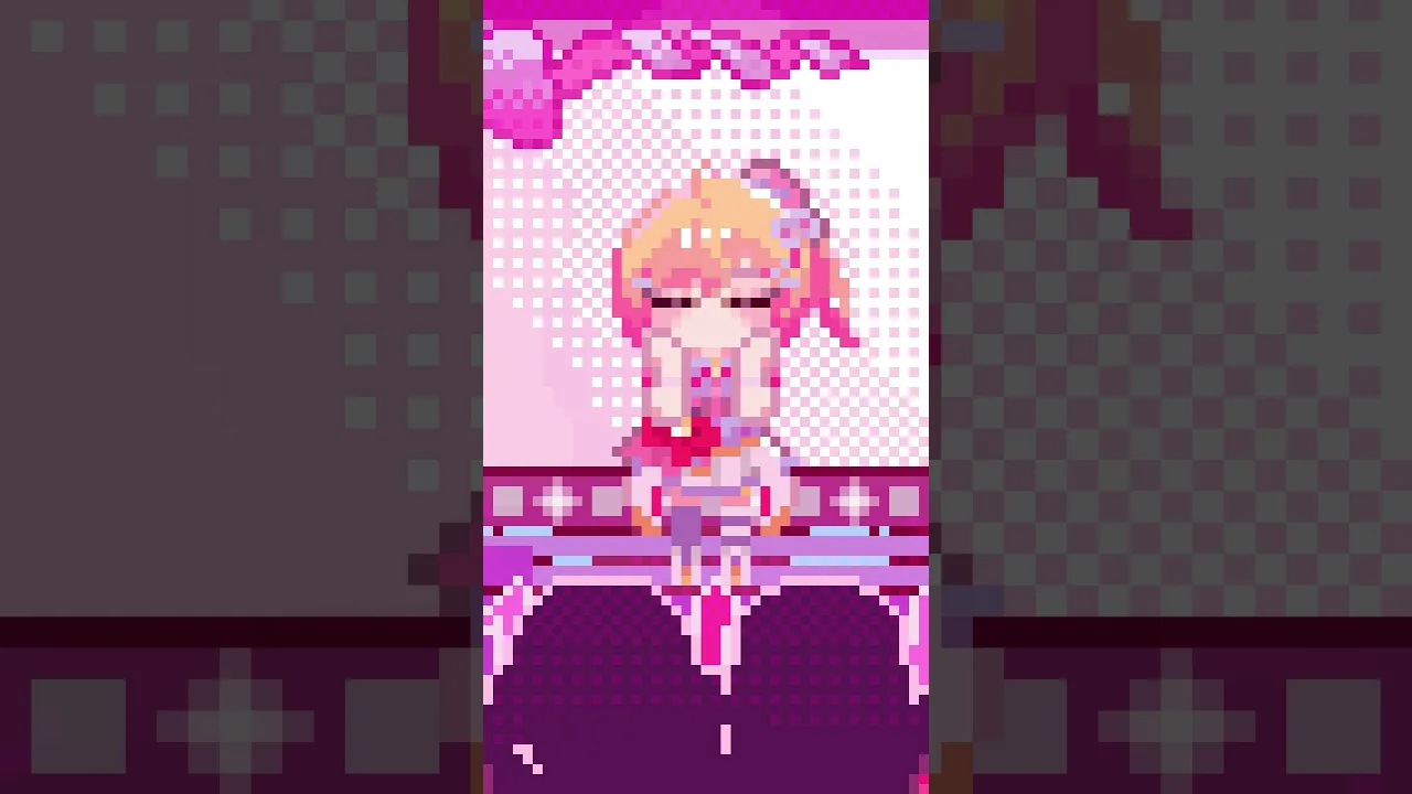 【2D】ドット絵✨今日も大天才っ！皆も踊ってみて〜? #vtuber #shorts #オリジナル楽曲　#踊ってみた #ホロライブ #一条莉々華