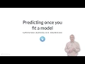 R Tutorial Predicting once you fit a model