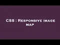 CSS Responsive image map