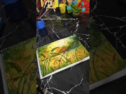Watercolor on Paper 📜 🎨 #watercolorpainting #art #dcreation