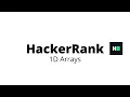 1D Arrays in C HackerRank Solution