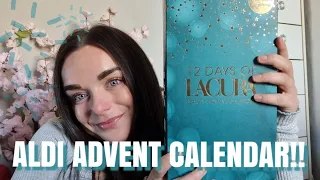 ALDI LACURA 12 DAY ADVENT CALENDAR UNBOXING ONLY 20 IS IT WORTH IT