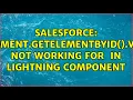 Salesforce document getElementById value not working for textarea in lightning component