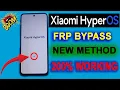 Download Lagu All Redmi Poco Xiaomi HyperOS ✅ Frp Unlock 💥 New Method | Redmi Poco Google Account Bypass No Pc