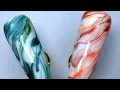 Watch me create a Marble Nail using INK London Bloom Gel - Splash of Beauty