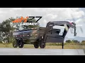 HZ7 Gooseneck Dump Trailer Built for Big Loads