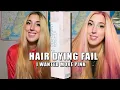 DYING MY HAIR WITH ion PERMANENT BRIGHTS BLUSH HAIR DYE