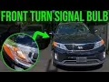 How to Replace Front Turn Signal Bulb - Kia Sorento 2011-2015