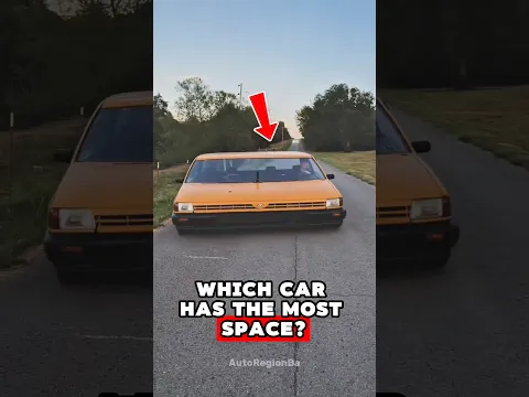 Which Car Has the Most Space? 🚗📦 #shorts #automobile #car #comfort #viral #diy