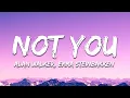 Alan Walker \u0026 Emma Steinbakken - Not You (Lyrics)