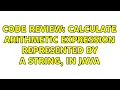 Code Review Calculate arithmetic expression represented by a string in Java 2 Solutions