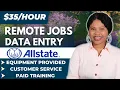 Entry Level Work From Home Jobs Part - time w Allstate Equipment provided Paid Training