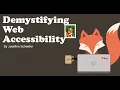 Demystifying Web Accessibility by Josefine Schaefer