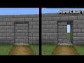My Smooth Brick Wall Door in Minecraft Bedrock Edition Using Command Block And Resource Pack