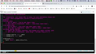 Skeleton Application from MDN Django Tutorial on PythonAnywhere