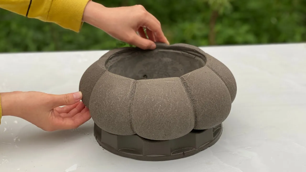 Creative From Cement - Idea Of Making Beautiful Flower Pots From Cement